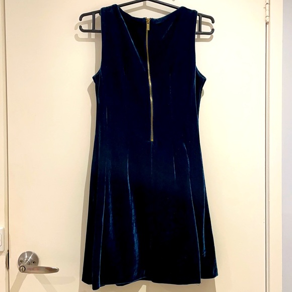 Mango blue suede dress in size S - Picture 3 of 3